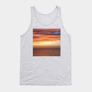 Orange And Yellow Clouds In A Midday Sky Tank Top